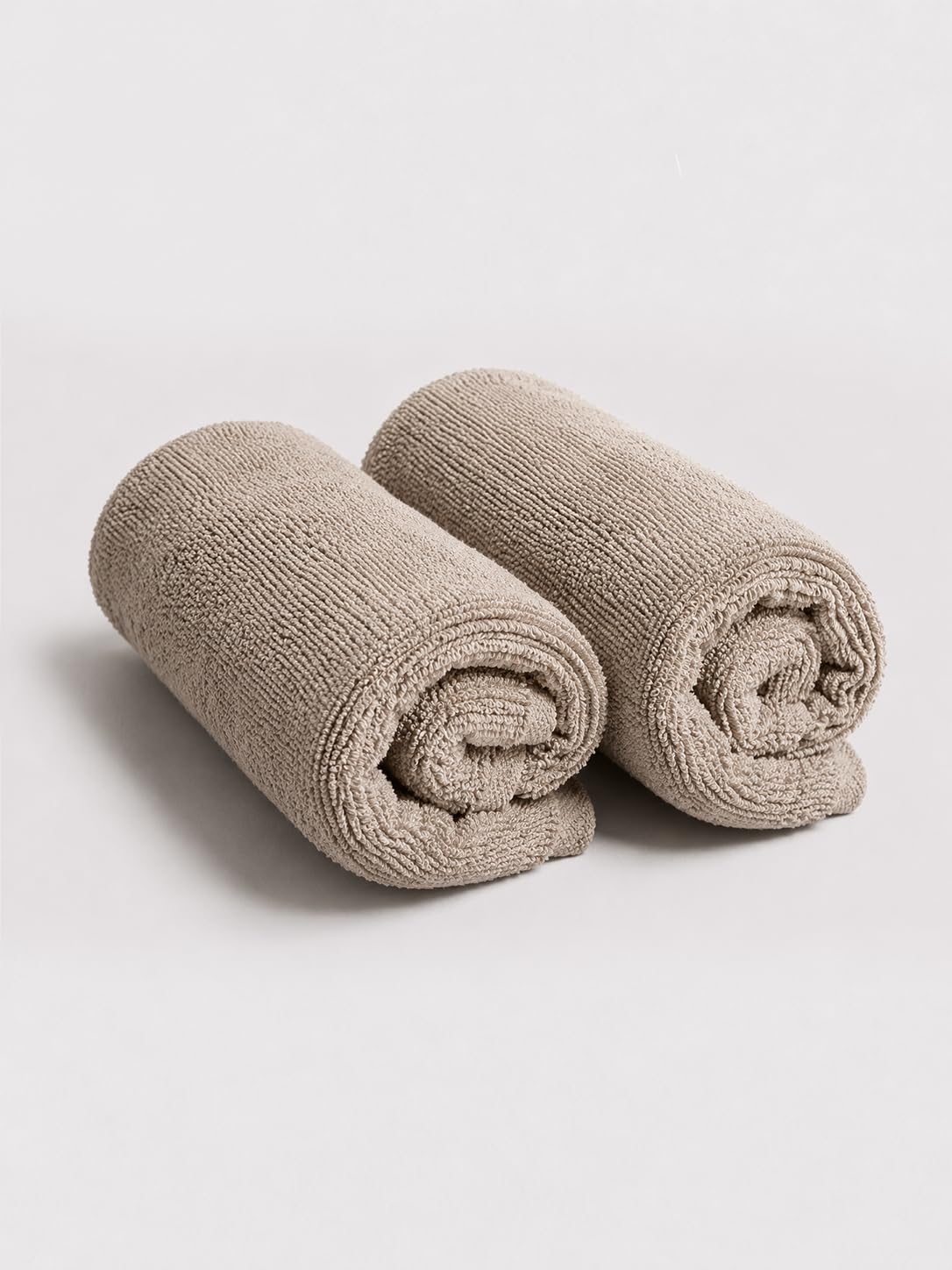 Tee Projekt Cotton Face Towels Set of 2, Ultra Soft & Quick Dry, Premium 480 GSM Small Towels for Face & Daily Use, 30 x 30 cm, Beige-image-3