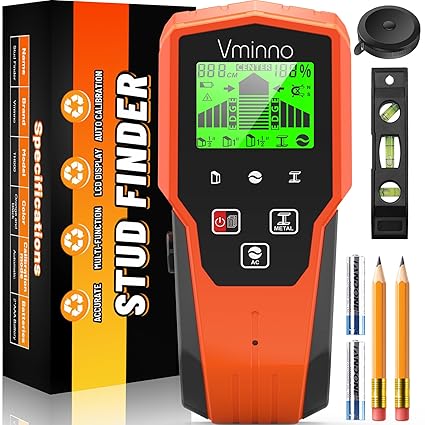 Stud Finder Wall Scanner Upgraded Electronic Wall Scanner for Wood Metal, HD LCD Display