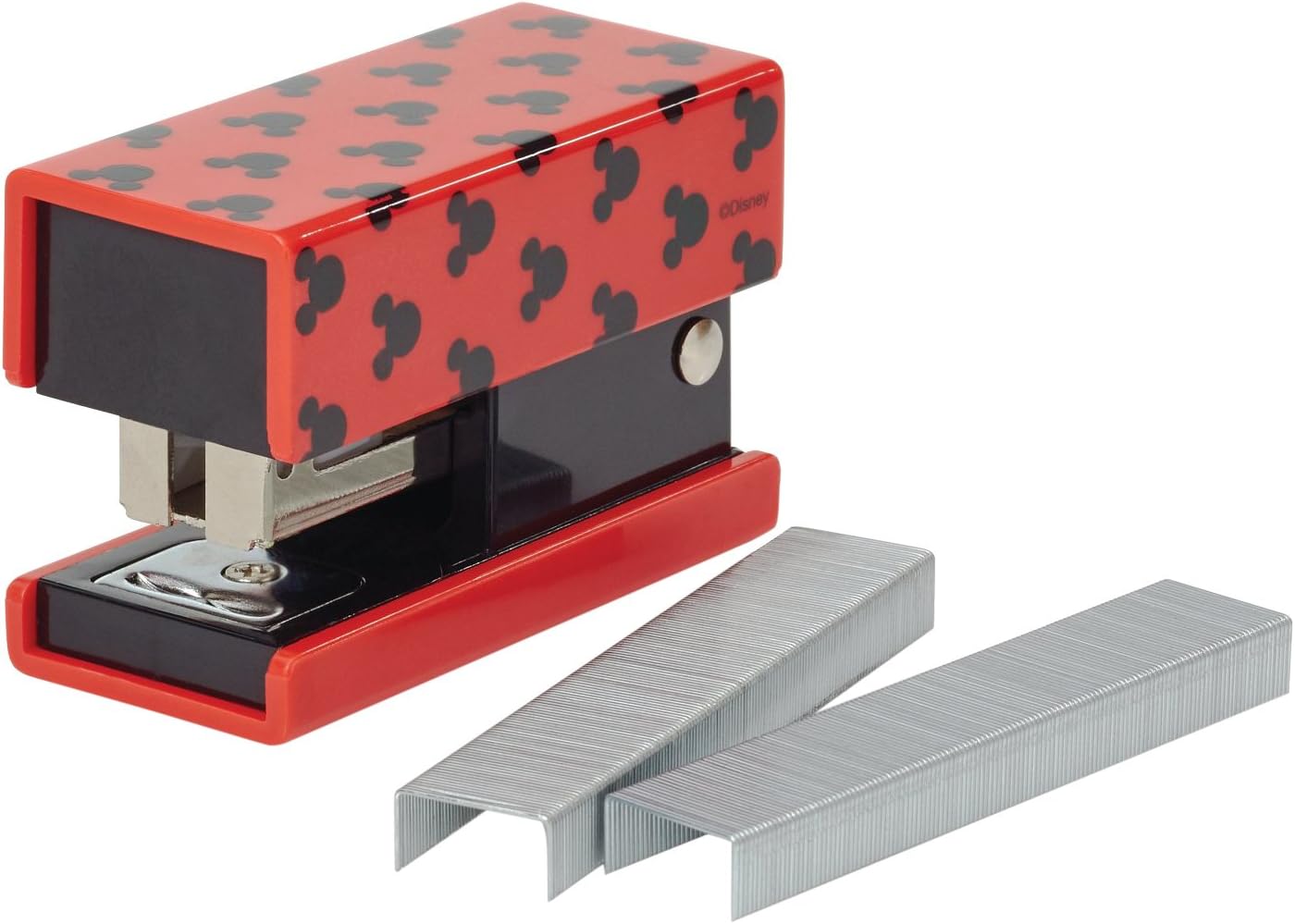 Disney Mickey Mouse Minnie Mouse Stapler by Swingline, Mini, 12 Sheets, Red/Black (S7087952)