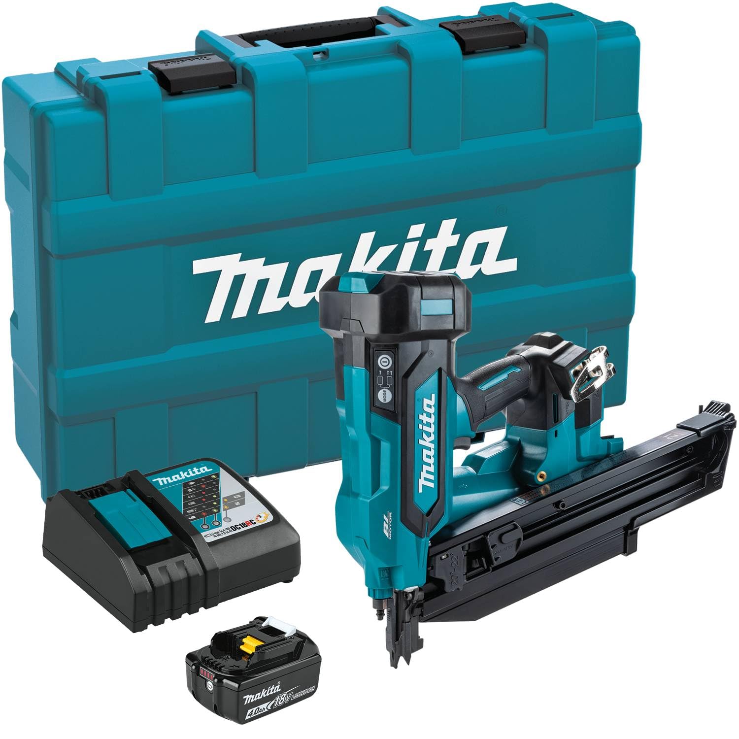 XNB03M1 18V LXT® Lithium-Ion Brushless Cordless 21º Full Round Head 3-1/2" Framing Nailer…