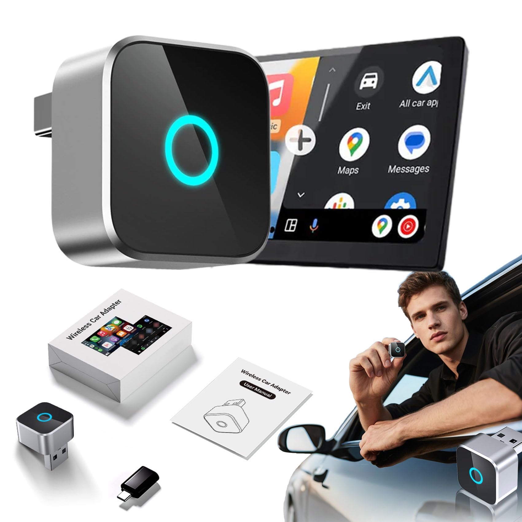 その他 KDDIOttocast P3 Android Car Adapter Amazon.com: OTTOCAST P3 CarPlay AI Box - 2025 Android 12.0 CarPlay