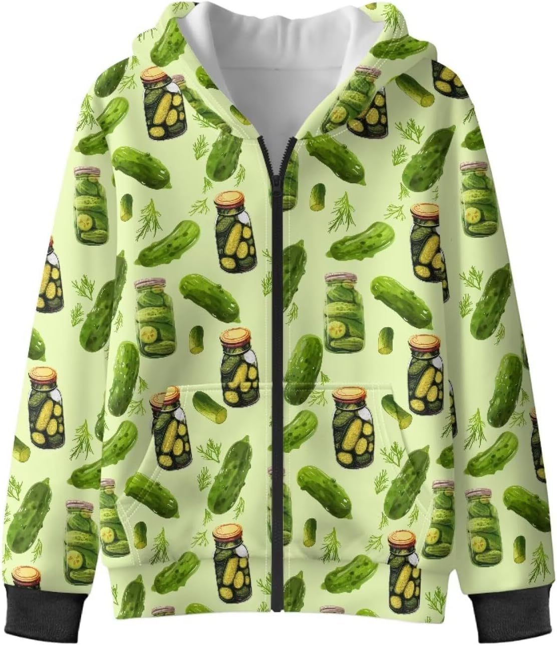 GePrint Pullover Sweatshirt for Boy Full-Zip Kids Fall Winter Outfits Outerwear Soft Versatile Hooded Outing Wear for Boys