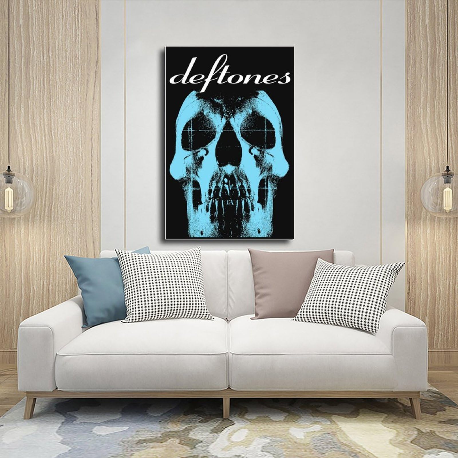 augcol Deftones Poster Band Music Album Cover Canvas Poster