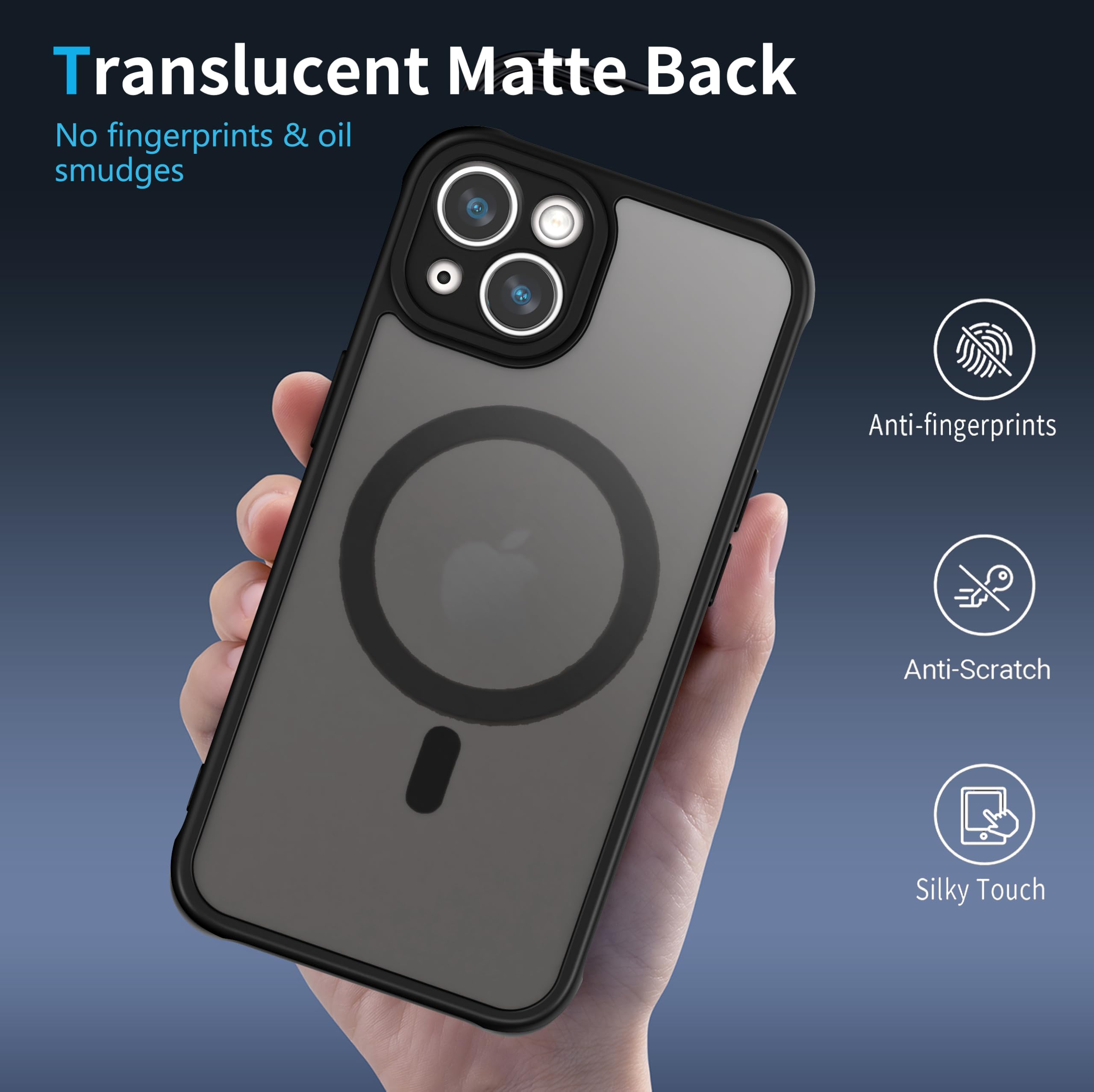 GUAGUA Custodia Magnetica Per IPhone 13 Mini, IPhone 12 Mini, Custodia