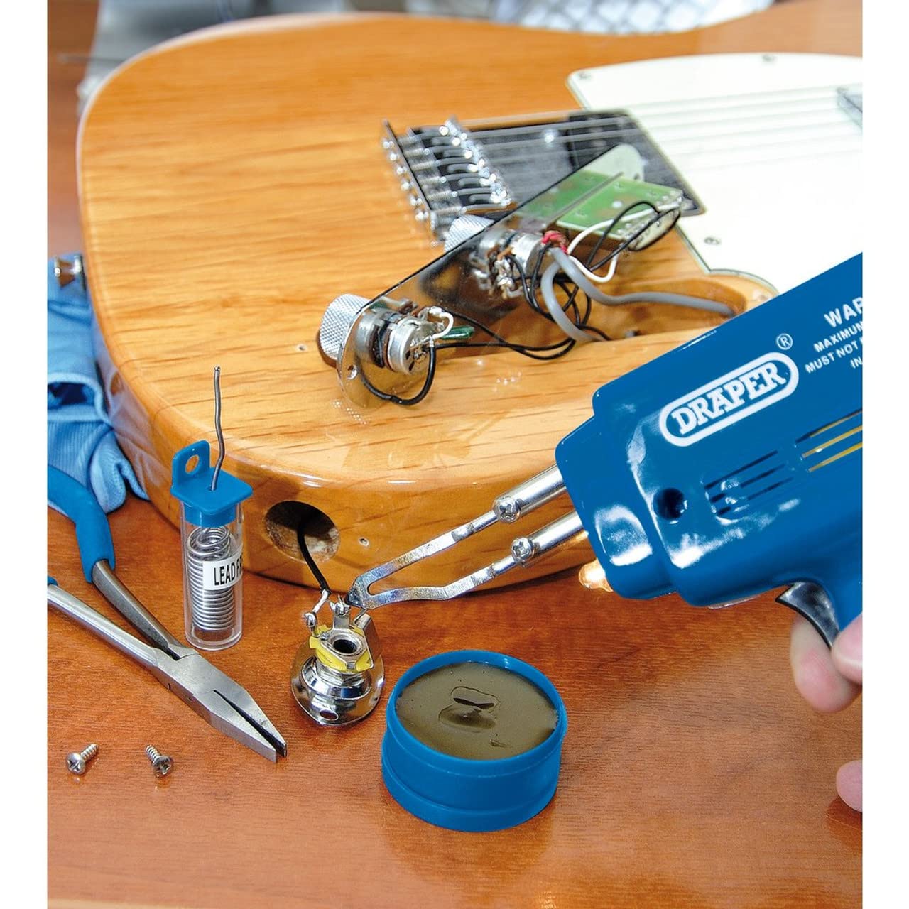 Draper 71420 Kit pistolet à souder 5 pièces 230 V 100 W
