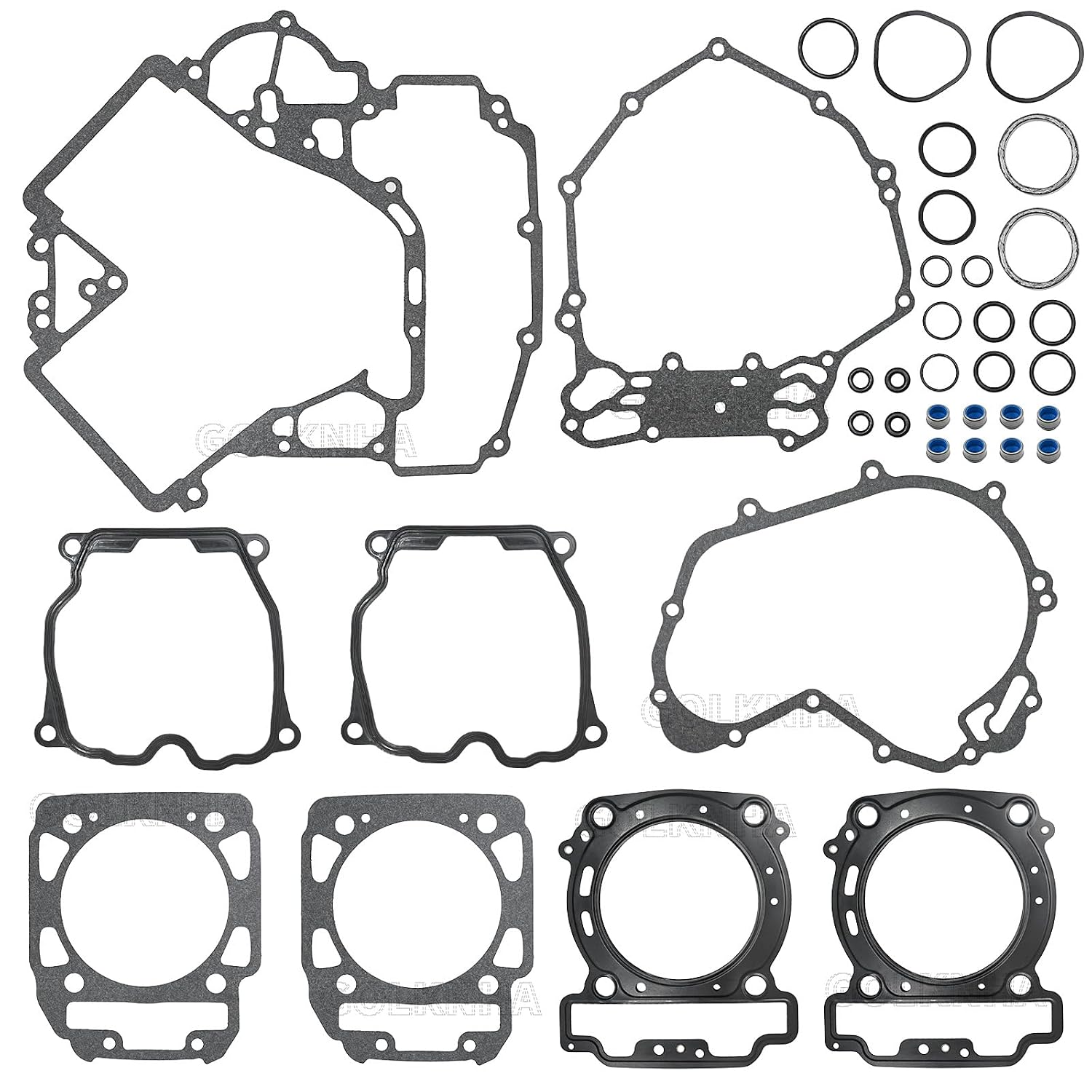 808957 Complete Engine Gasket Replacemt Kit for Can-Am UTV ATV Commander 1000 800R 1000R Defender HD10 HD8 Outlander 1000 MAX 800R Maverick Trail 800 1000,Full Engine Gasket for CanAm