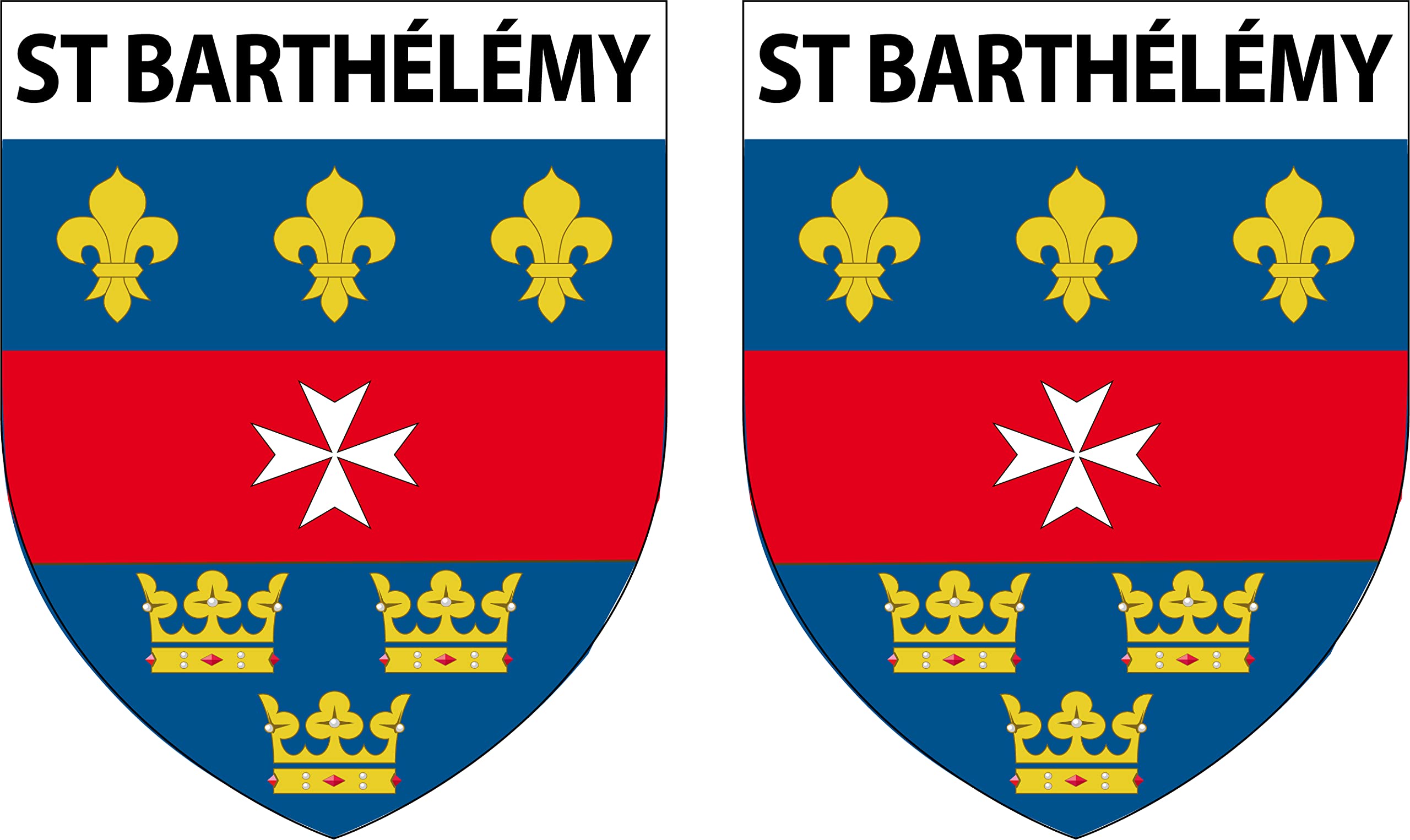2x MAGNET forme écussons département 16 CHARENTE blason magnétique