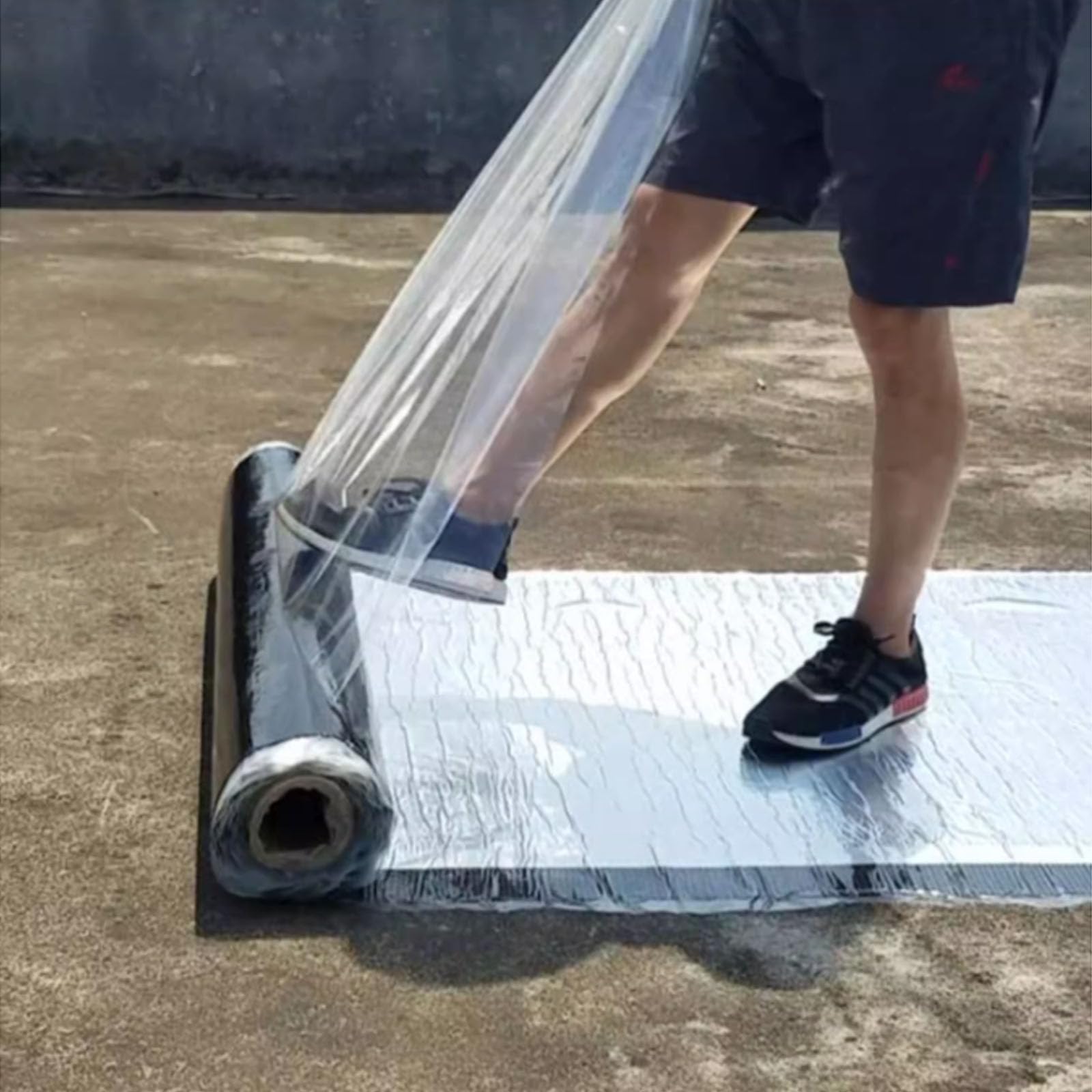 Cinta de Bituminosa Impermeable,Cinta de Sellado Autoadhesiva de Aluminio,Cinta de Reparación,para Fugas de Techo,Huecos de Alféizares,Roturas de Tuberías,Personalizable (0.4x5m)
