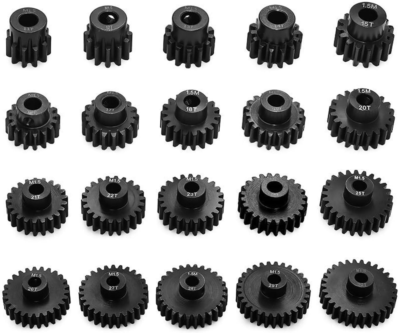 強いクロモリースチールピニオンギア8mmボアトランスミッションギアカーパフォーマンスリモートヘビーデューティリモート交換用ギアのため