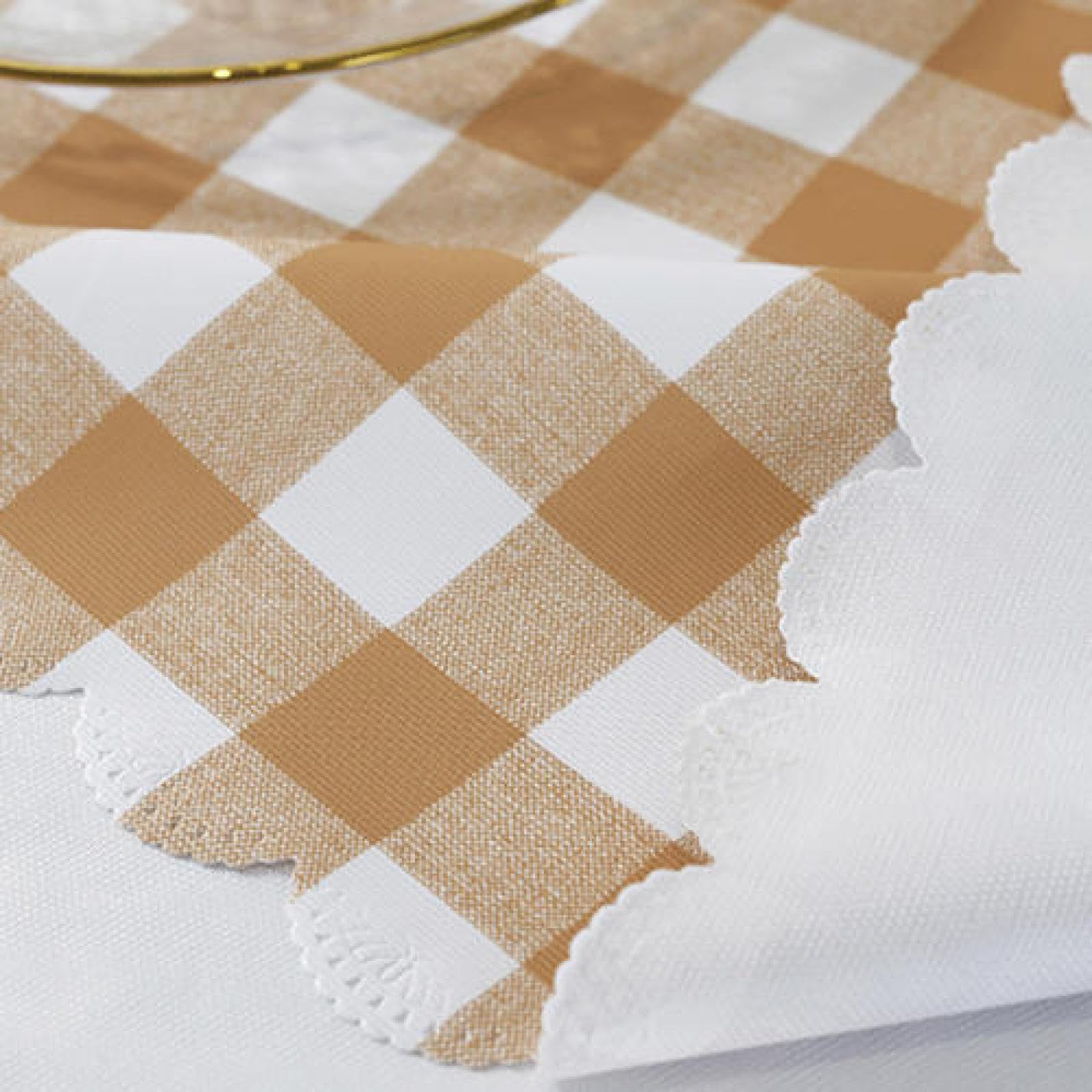 Wachstuchtischdecke Wachstischdecke Anti Hot Scratch Wachstuch Tischdecke Abwaschbar Tischdecke Abwischbar beige B 140 × 200 cm