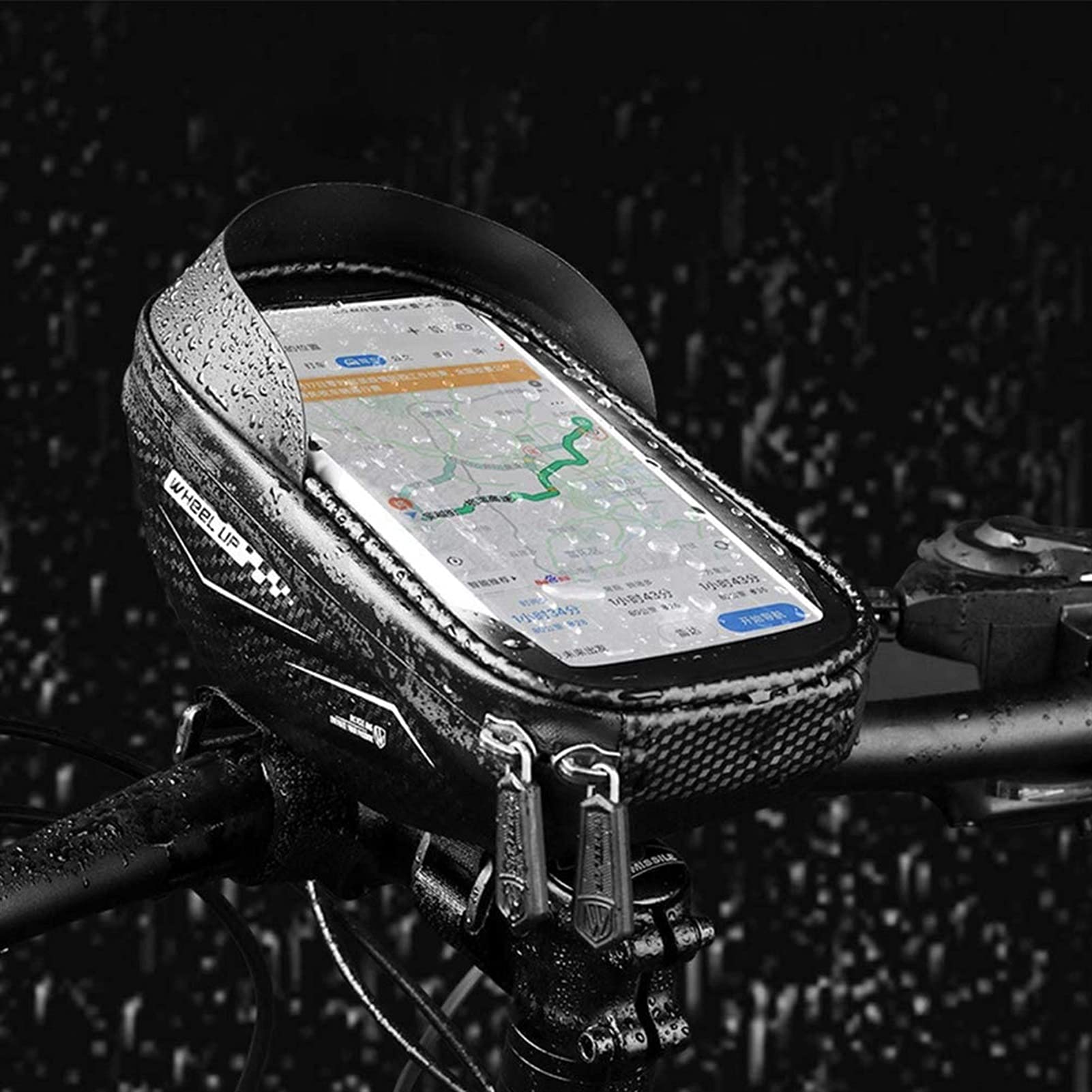 Borse per Biciclette. Borsa Anteriore for Manubrio di Bicicletta, Attrezzatura da Equitazione, Borsa, Tubo Superiore