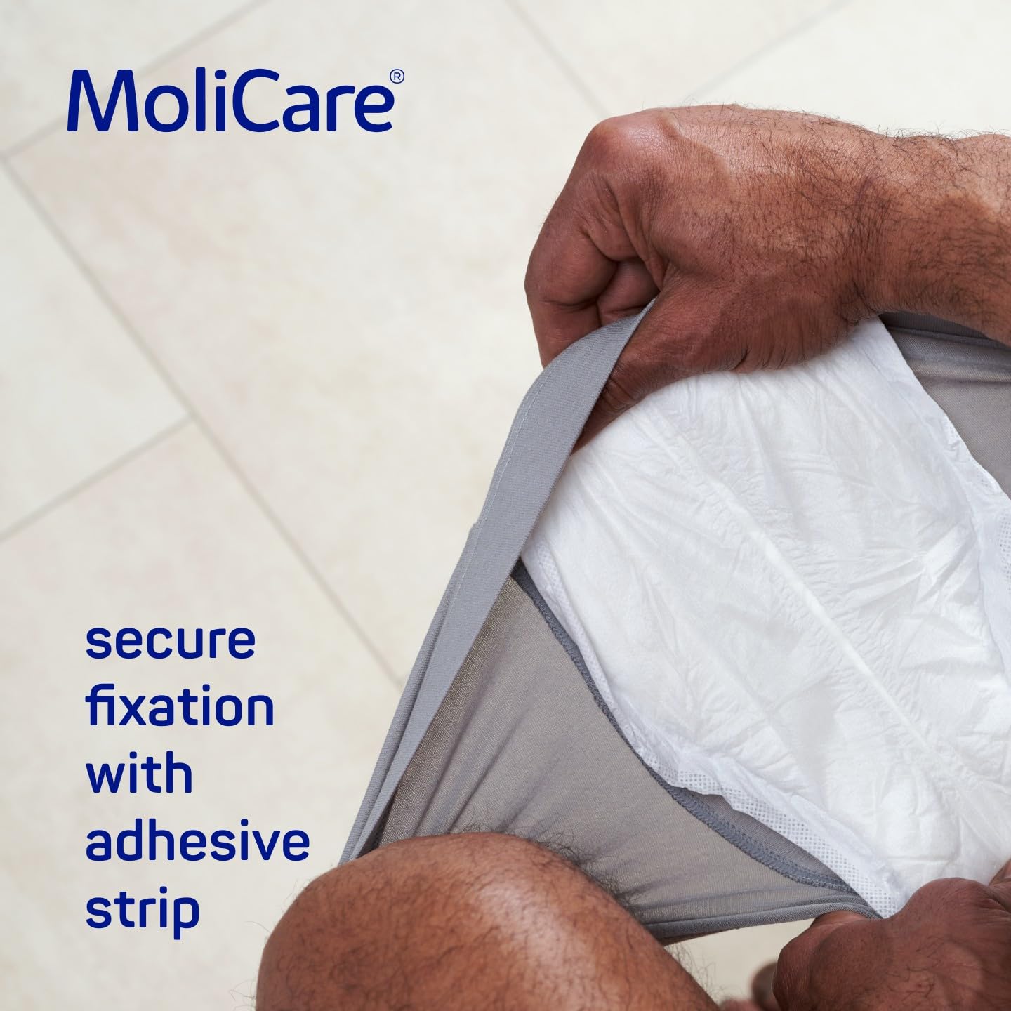 MoliCare MEN Pad 4 krople, dyskretne wkładki do inkontynencji, ochrona w przypadku lekkiego do umiarkowanego wycieku moczu, ochrona przed wyciekiem, natychmiastowe uczucie suchości, zaawansowana