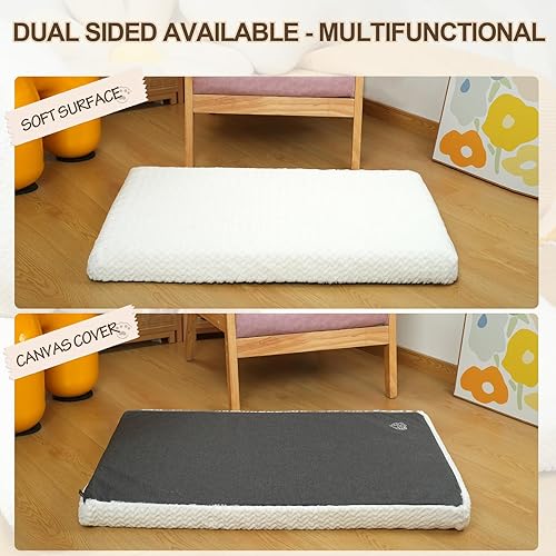 Miniatura 4 de EMPSIGN Cama para perro para perros pequeños, alfombra de felpa mullida de lujo, lavable a máquina, camas para mascotas con funda extraíble, 23 x 16