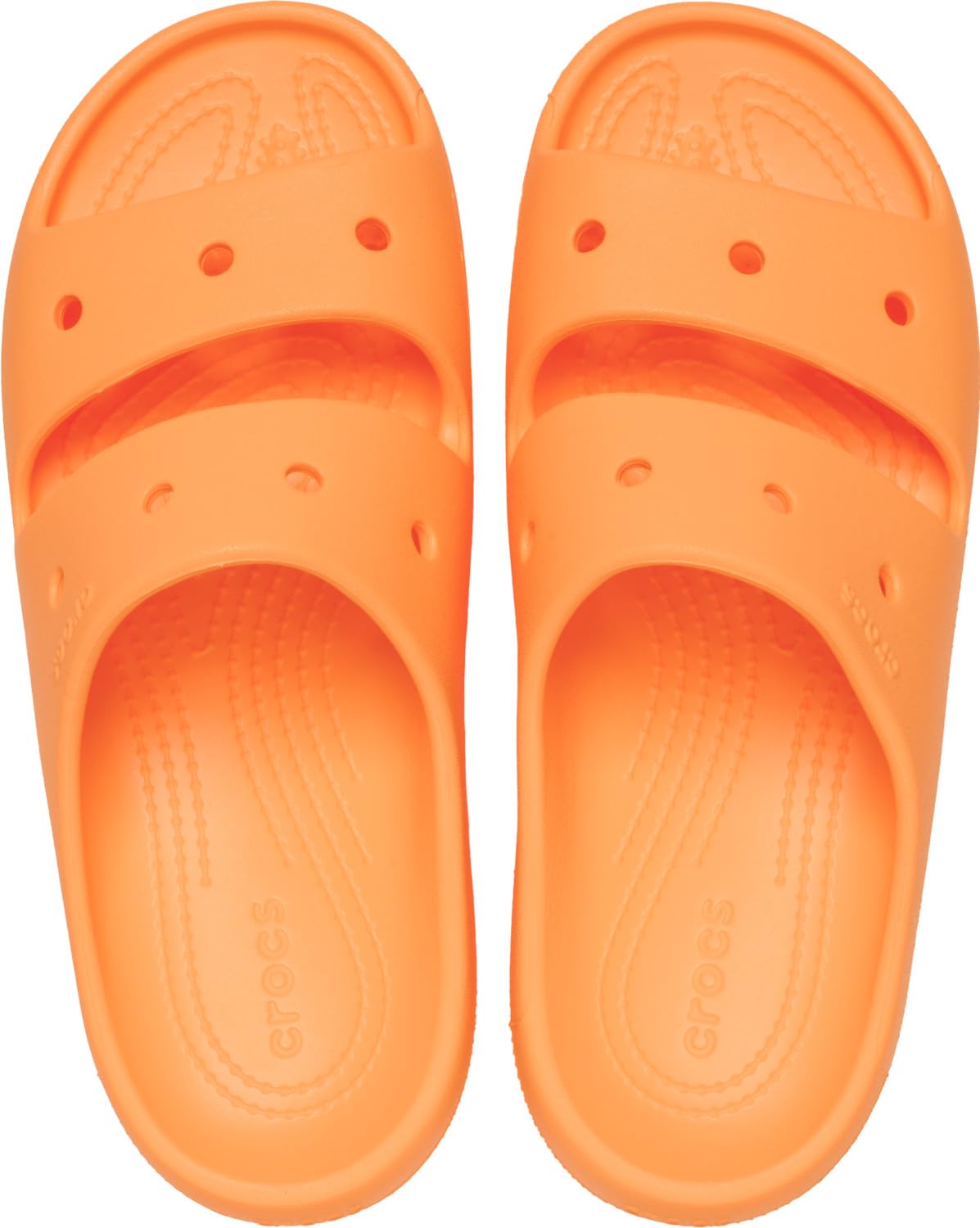 Crocs Unisex Adults Classic Sandal v2, Orangesicle, 7 UK Men/8 UK Women