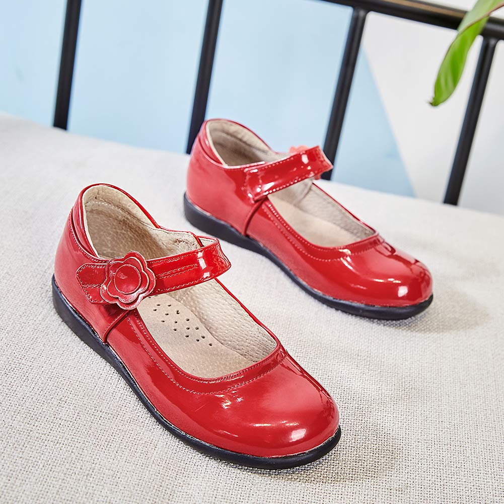 SWDZM Fille Chaussure Flat Mary Janes Fille Chaussures de Princesse Chaussures Ballerine Modèle-KM222