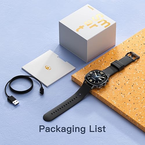 Miniatura 9 de ANDFZ Reloj inteligente reloj inteligente de 135 pulgadas con pantalla HD de círculo completo de 135 pulgadas para teléfonos Android con llamadas