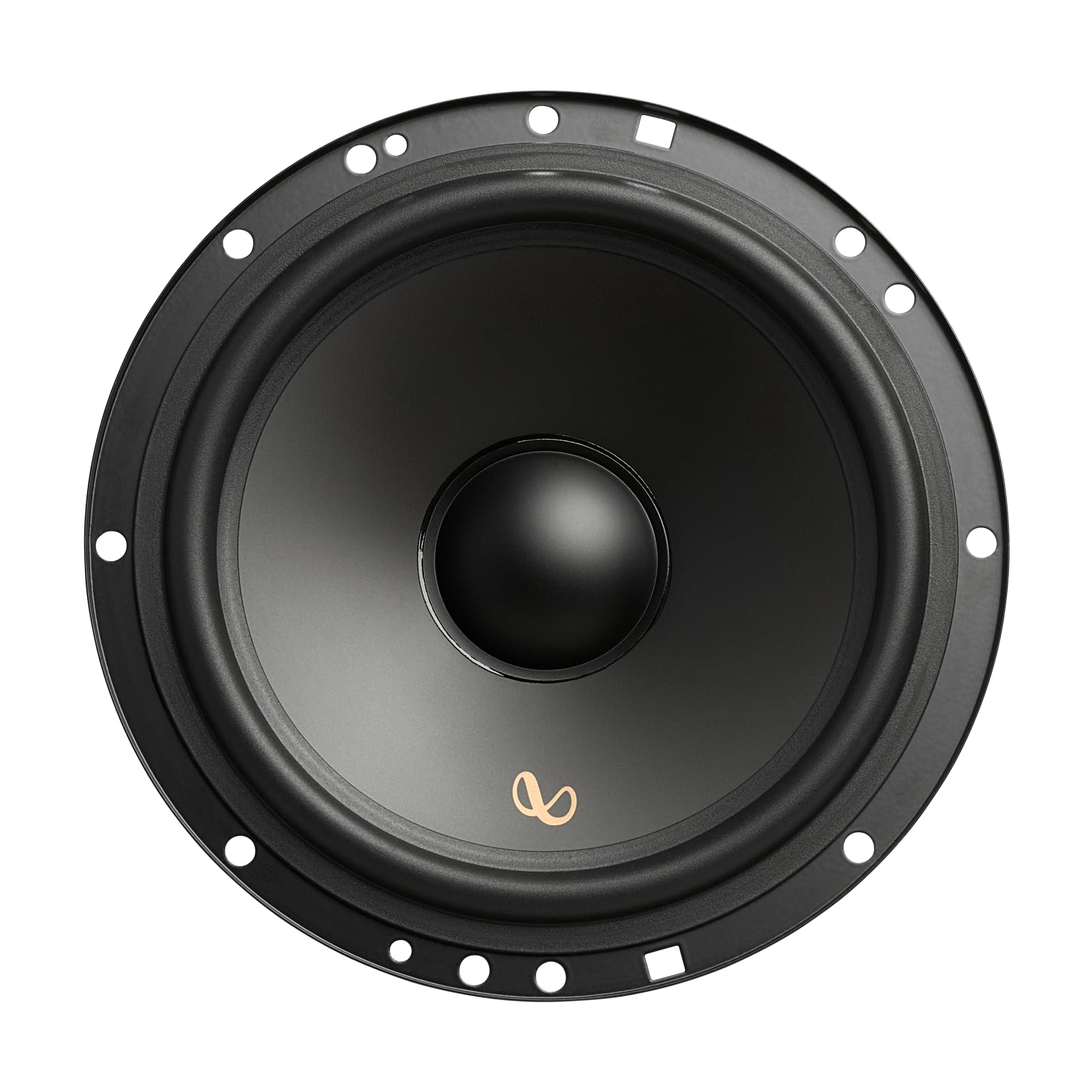Infinity Alpha 603CF 6.5 in / 16.5 cm Haut-Parleur Composant Voiture | 90 W RMS / 720 W max, 90 dB, 4 Ohm, 60 Hz-20 kHz - tweeter PEI edge-driven - woofer Plus One polypropylène - kit composant