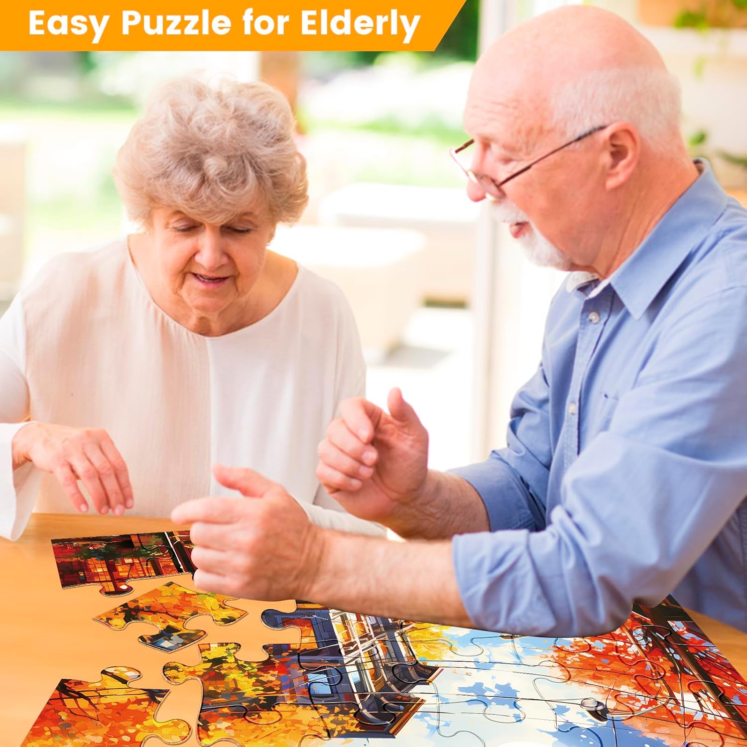 Rompecabezas Piezas Grandes Neoflavie Paquete De Rompecabezas De