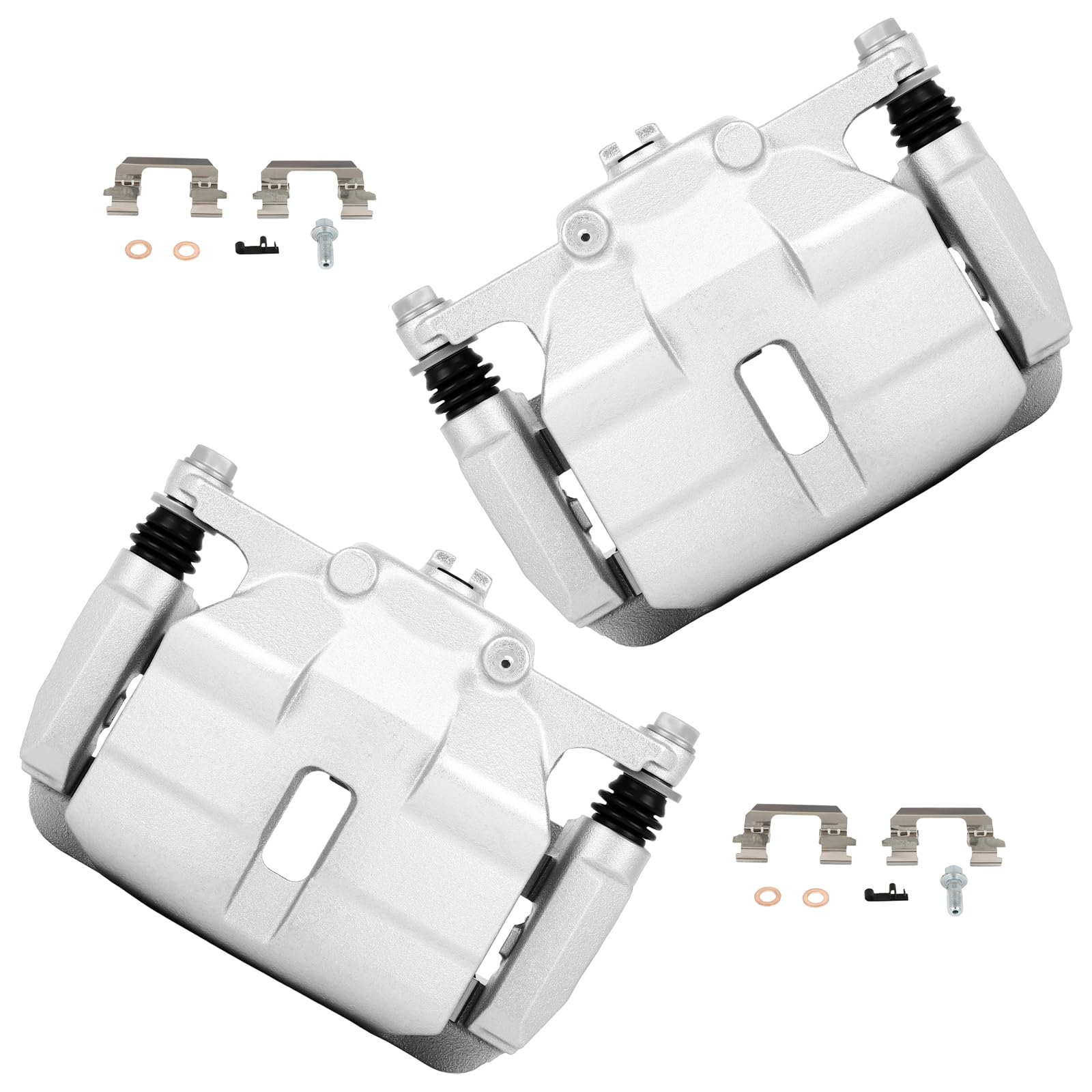 cciyu Front Left &amp; Right Disc Brake Calipers w/Bracket 19B3428 19B3429
