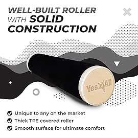 Yes4All Balance Board, Surf Balance Board Trainer For Adults With Adjustable Stoppers, Improve Balance, Agility & Core Strength