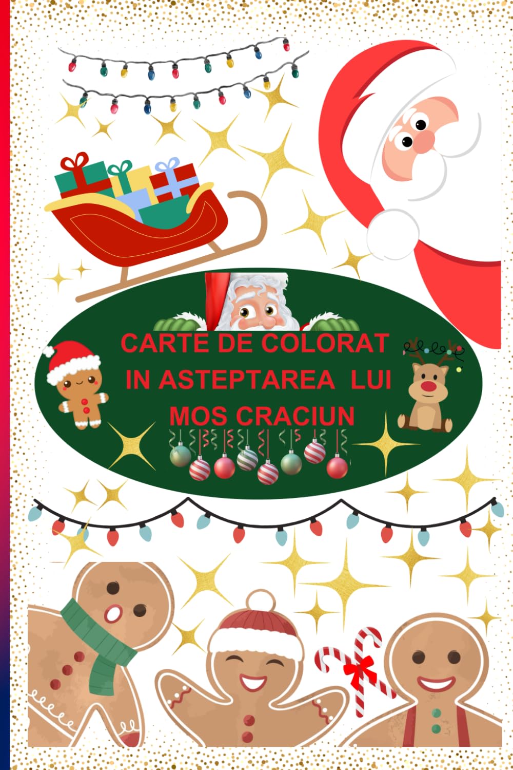 CARTE DE COLORAT - IN ASTEPTAREA LUI MOS CRACIUN