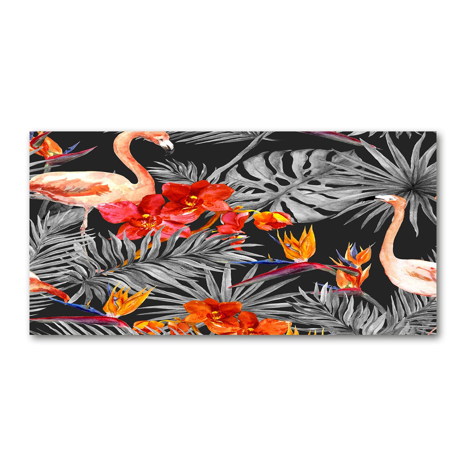 Image verre plastique animaux et fleurs flamencas pour creer un salon cosy