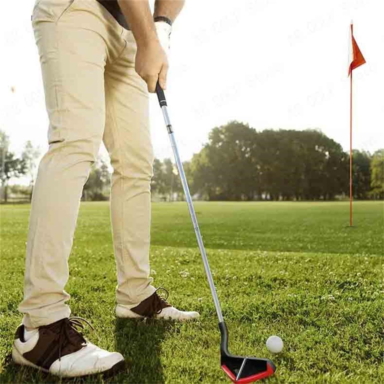 Putters de Golf Professionnels pour Hommes et Femmes Club de Golf droitier Putter & Chipper 32 degrés Parfait pour améliorer la Technique de Putting
