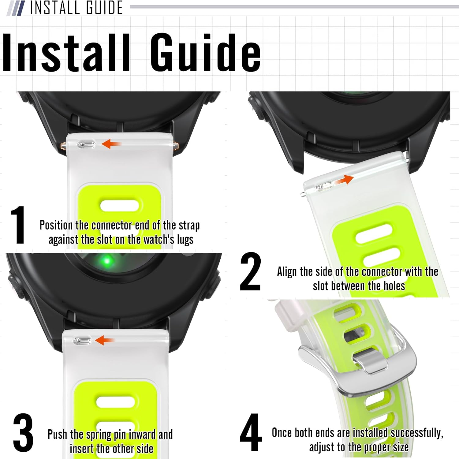 Watch Bands for Garmin Forerunner 570 47mm / Forerunner 265/255 image 4