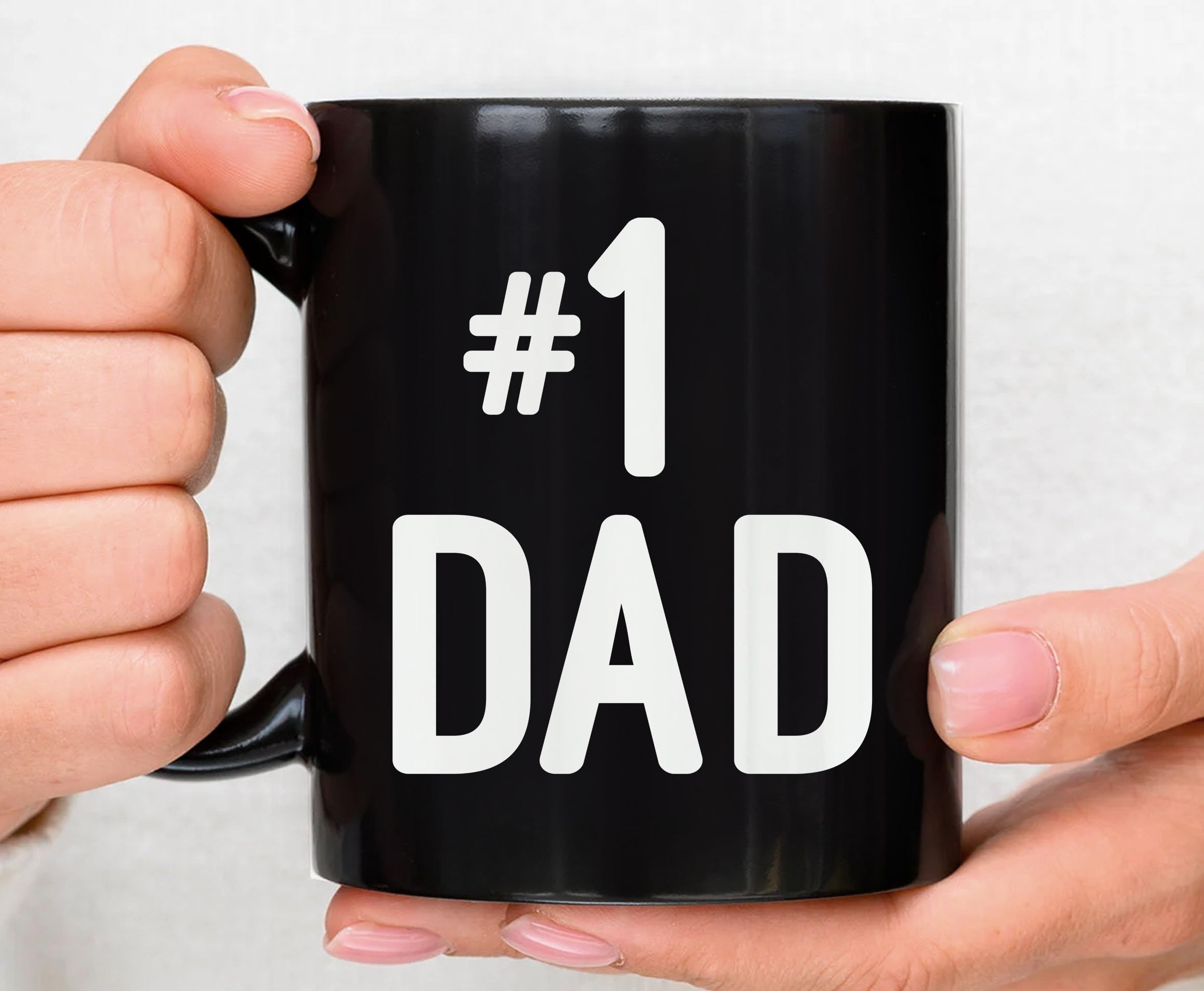 Amazon.com: PRESENT4YOU Number One Dad Coffee Mug, Personalized Mug,  Father's Day Mug, Gift for Dad, Fathers Day Mug, Daddy Coffee Cup, Number 1  Dad Mug, Number One Black Mug : Home &