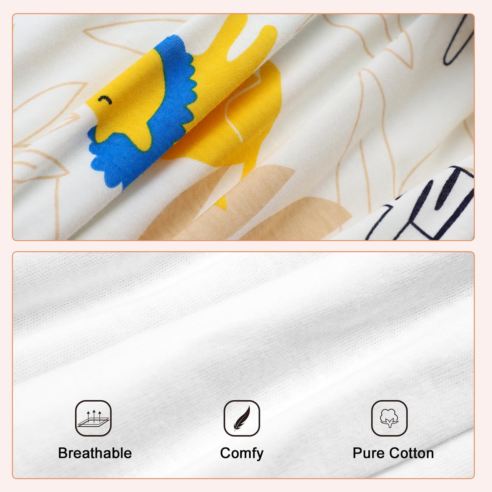 MOEMOE BABY Mutandine di apprendimento Pantaloni da Allenamento Impermeabili Notte gonne per pannolini notturna pantaloni per bambini 2 confezioni
