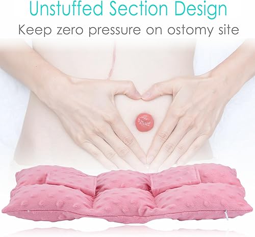 Miniatura 4 de Ostomía - Almohada para cinturón de seguridad, protector de estomía, funda para bolsa de ostomía, almohada para conducir, ileostomía, soporte para