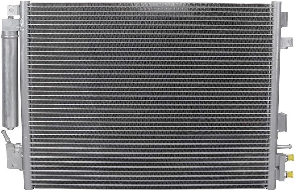 A/C AC Condenser Compatible with 2012-2014 for Dodge for Challenger R/T Classic 5.7L 2015-2016 for Dodge for Charger SRT Hellcat 6.2L 2011-2016 2018 for Dodge for Charger SXT Plus 3.6L, Replaces 3897