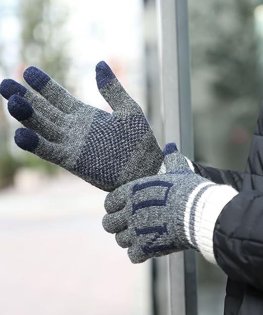 Amazon ナノ ユニバース Nano Universe インターシャニットグローブ F チャコール Nano Universe 手袋 通販