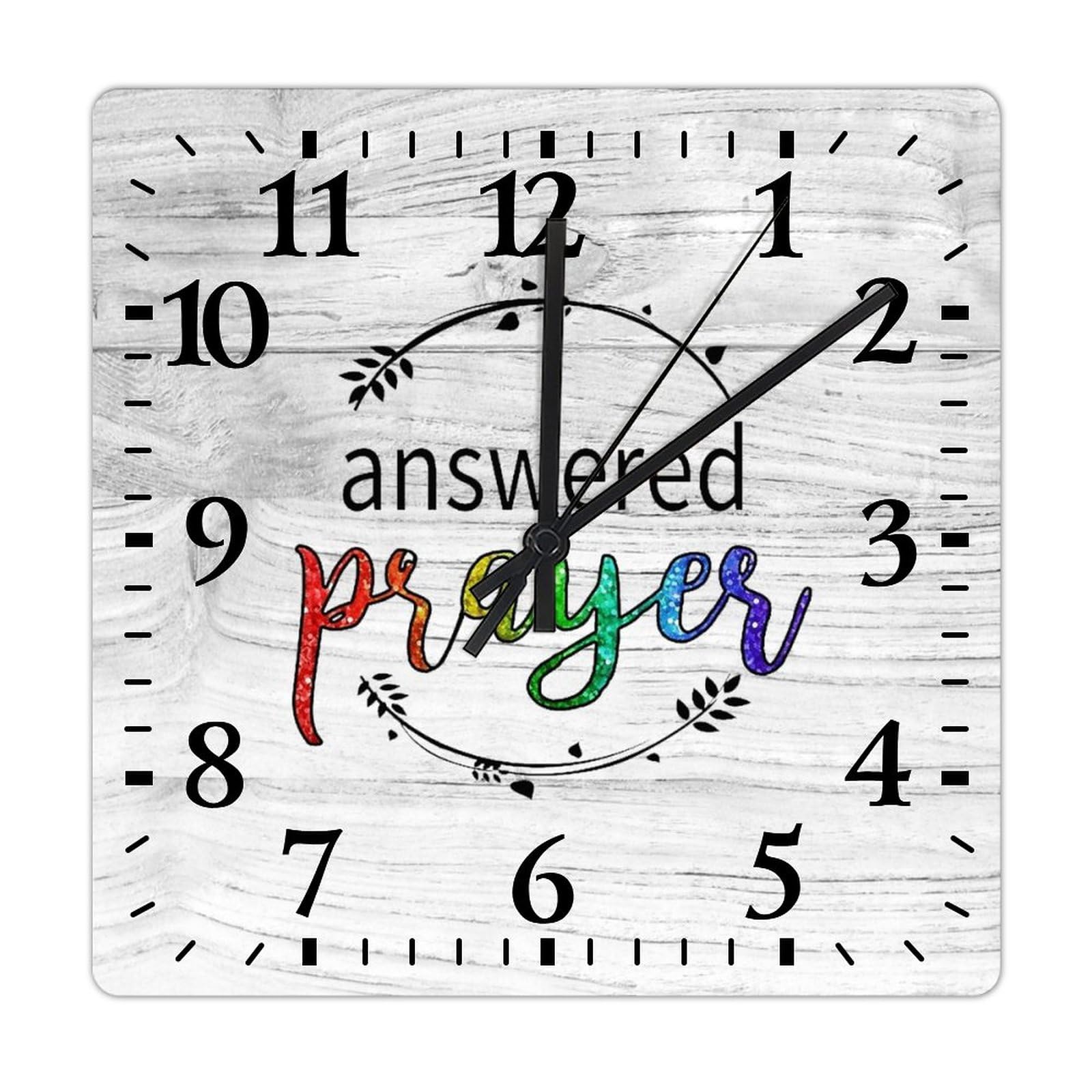 Horloge murale en bois 38 cm rustique et silencieuse pour décoration de pub et maison
