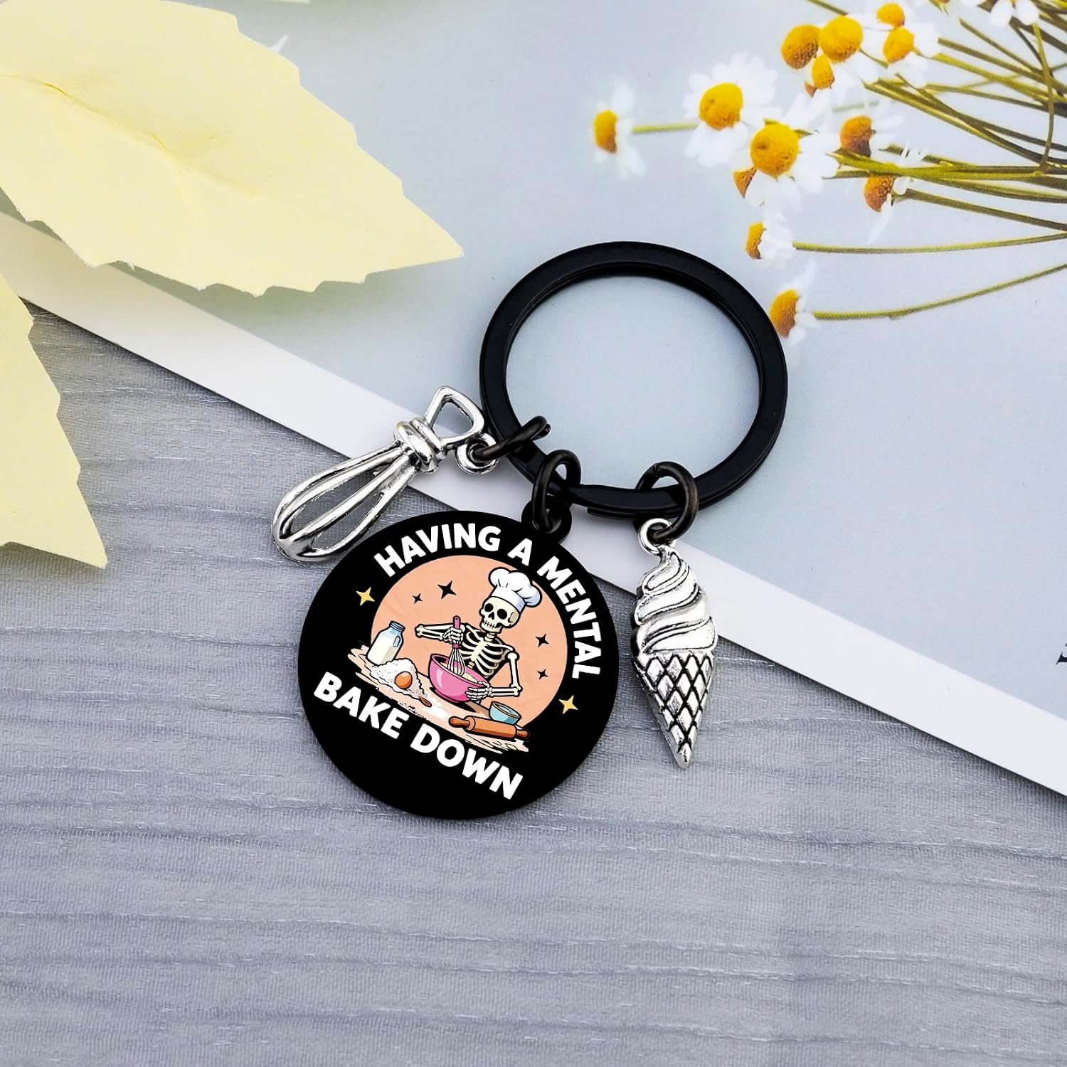 Baking Gifts Baking Gifts for Women Funny Baker Gifts for Women | Gifts for Bakers Women Baking Lovers Gift Ideas Chef Baker Gifts Baking Keychain Accessories Cookie Keychain Bakers Presents