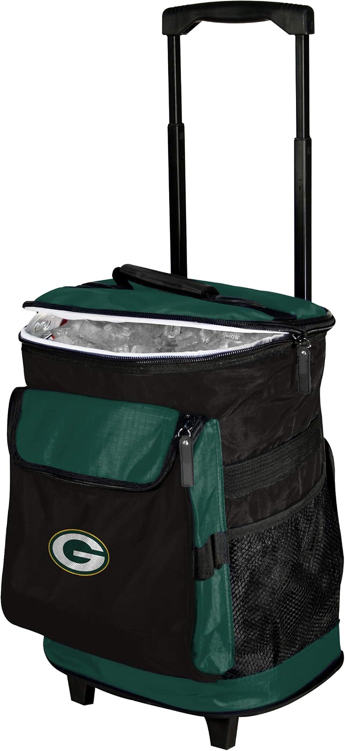 Logo Brands Officially Licensed NFL Unisex Rolling Cooler, One Size, Team Color