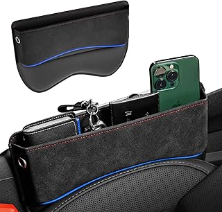 Car Seat Gap Filler 2023 Update Premium PU Leather Car Gadget for Filling The Gap Between Seat and Console, Car Essential Seat Gap Cover Leakproof Gap Stopper Car Interior Accessories
