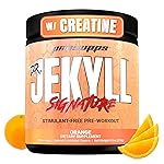 PROSUPPS Dr. Jekyll Signature Pre Workout Powder with Creatine - Stim-Free Preworkout Supports Muscle Volume & Endurance - Caffeine-Free Gym & Fitness Supplements (Orange, 30 Servings)