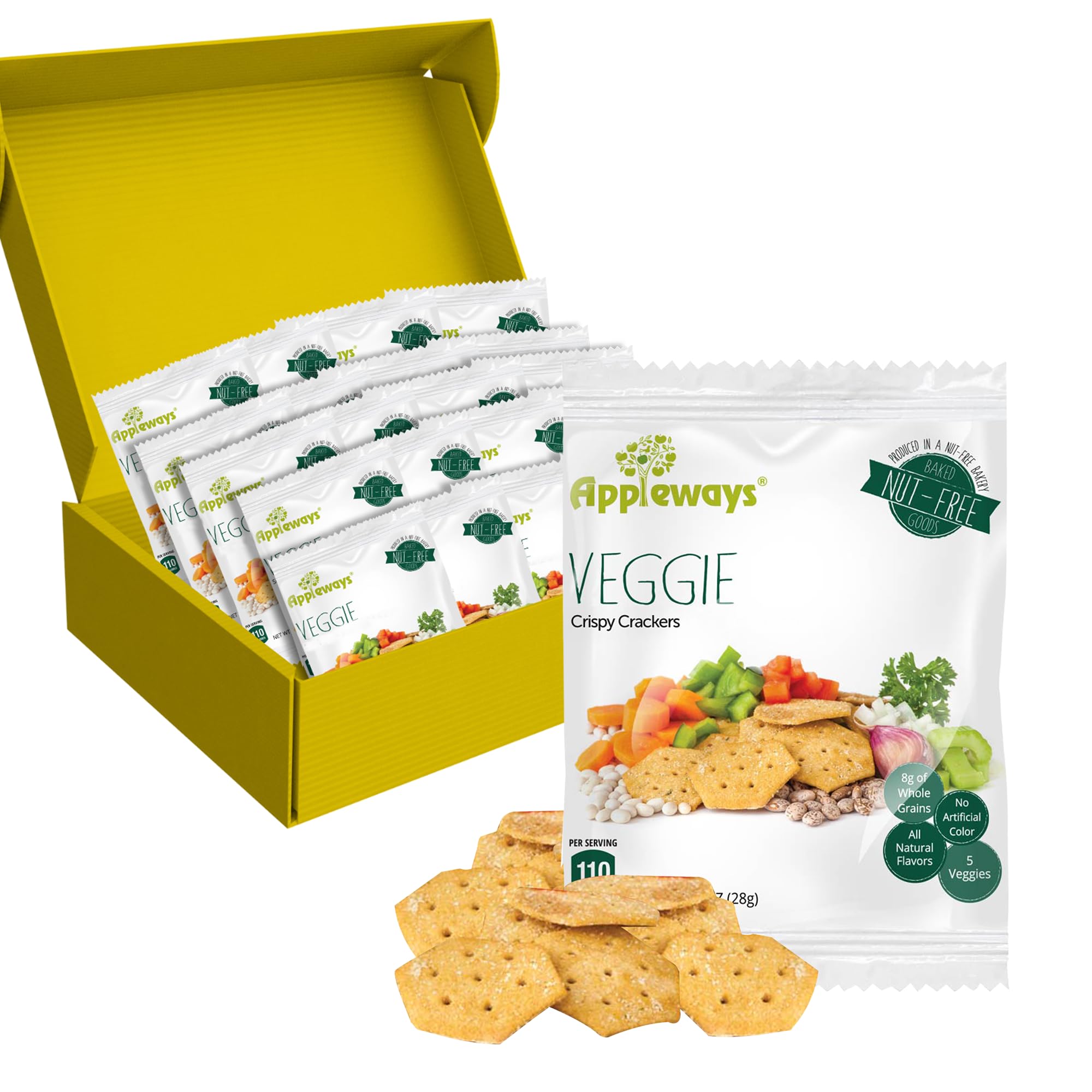 Appleways Veggie / 1 Ounce (Pack of 20) / 20 Wheat