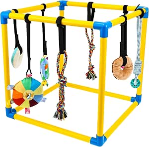 Puppy Play Gym with 8 Hanging Interactive Toys, 19.7