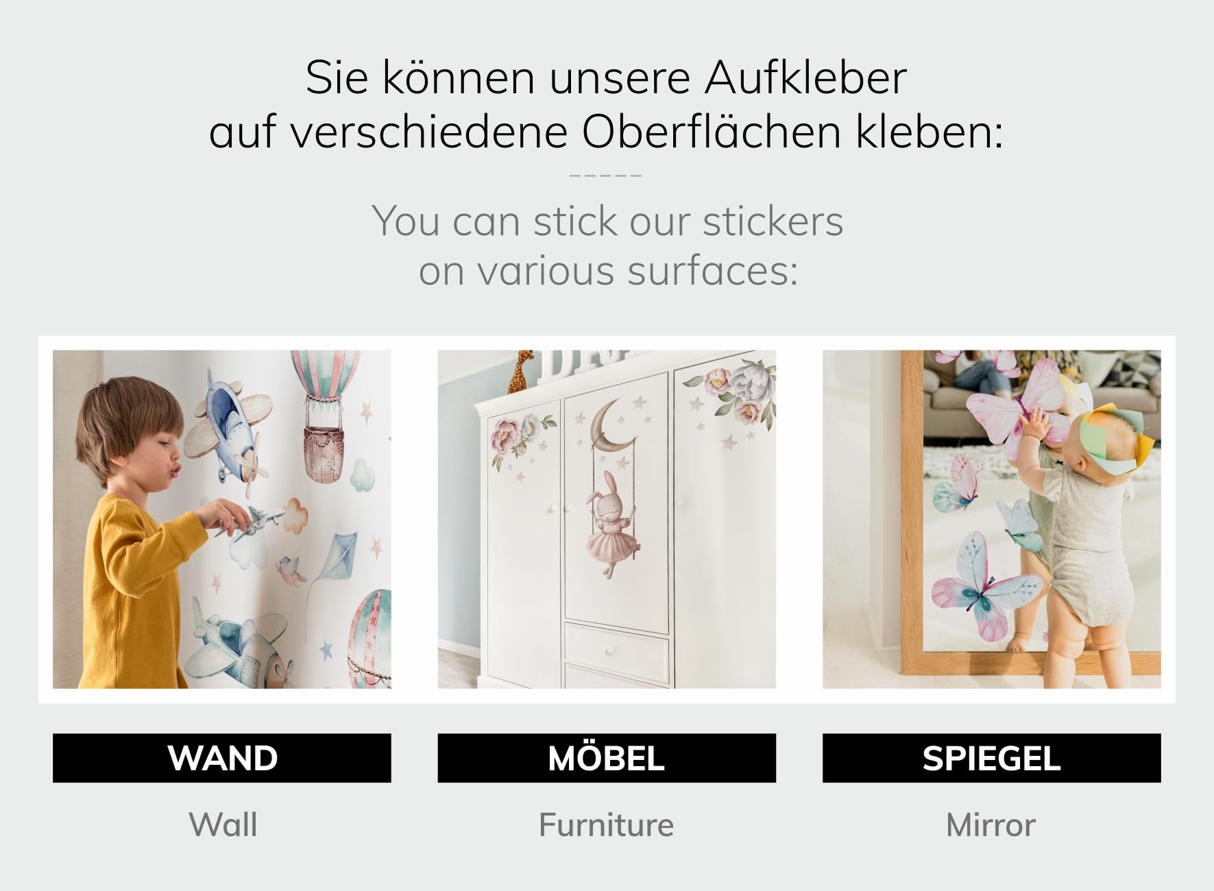 Adesivo da parete per cameretta dei bambini, decorazione da parete per camera da letto, per cameretta dei bambini (cantiere, XL)