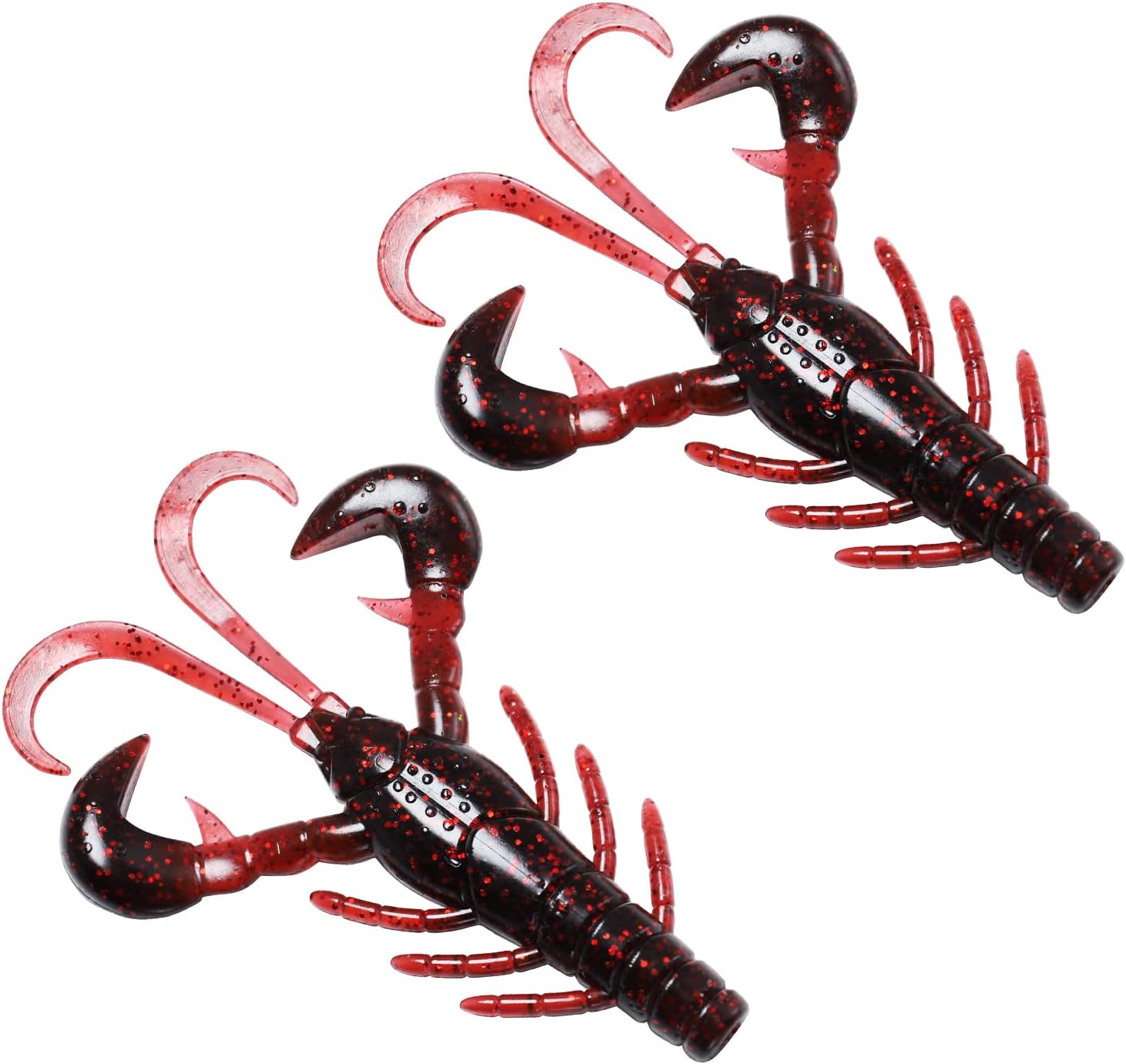 TRUSCEND Fishing Lures for Freshwater and Saltwater, Lifelike Swimbait for Bass Trout Crappie, Slow Sinking Bass Fishing Lure, Amazing Fishing Gifts for Men, Must-Have for Family Fishing Gear