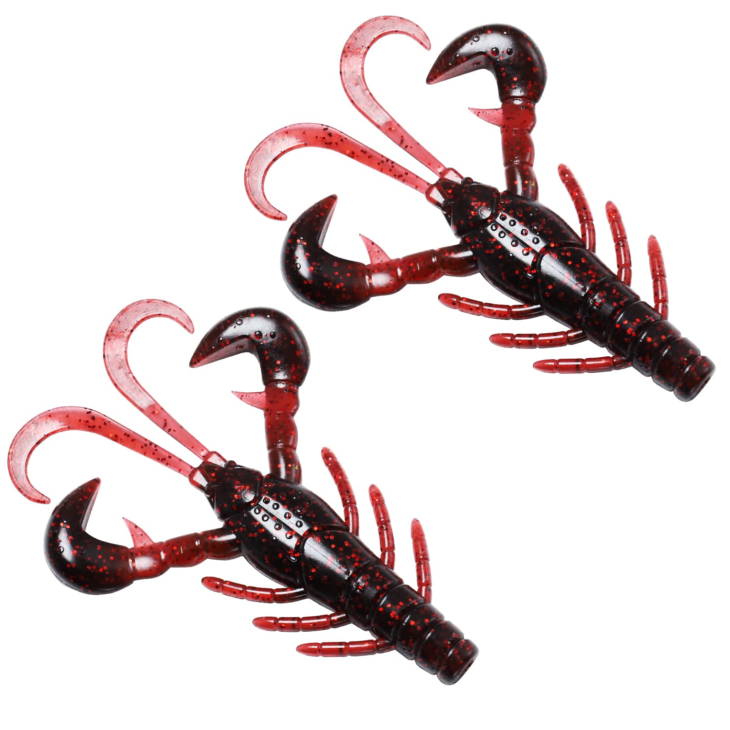 TRUSCEND Fishing Lures for Freshwater and Saltwater, Lifelike Swimbait for Bass Trout Crappie, Slow Sinking Bass Fishing Lure, Amazing Fishing Gifts for Men, Must-Have for Family Fishing Gear