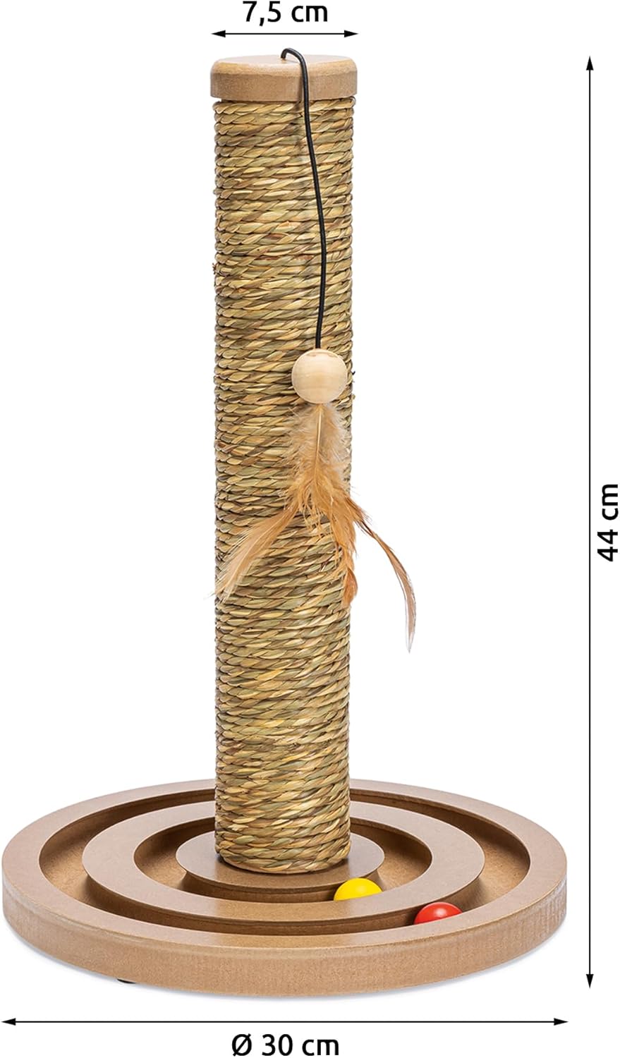 Karlie Accessories – Scratcher Horsehair Veg + Play Brigitte