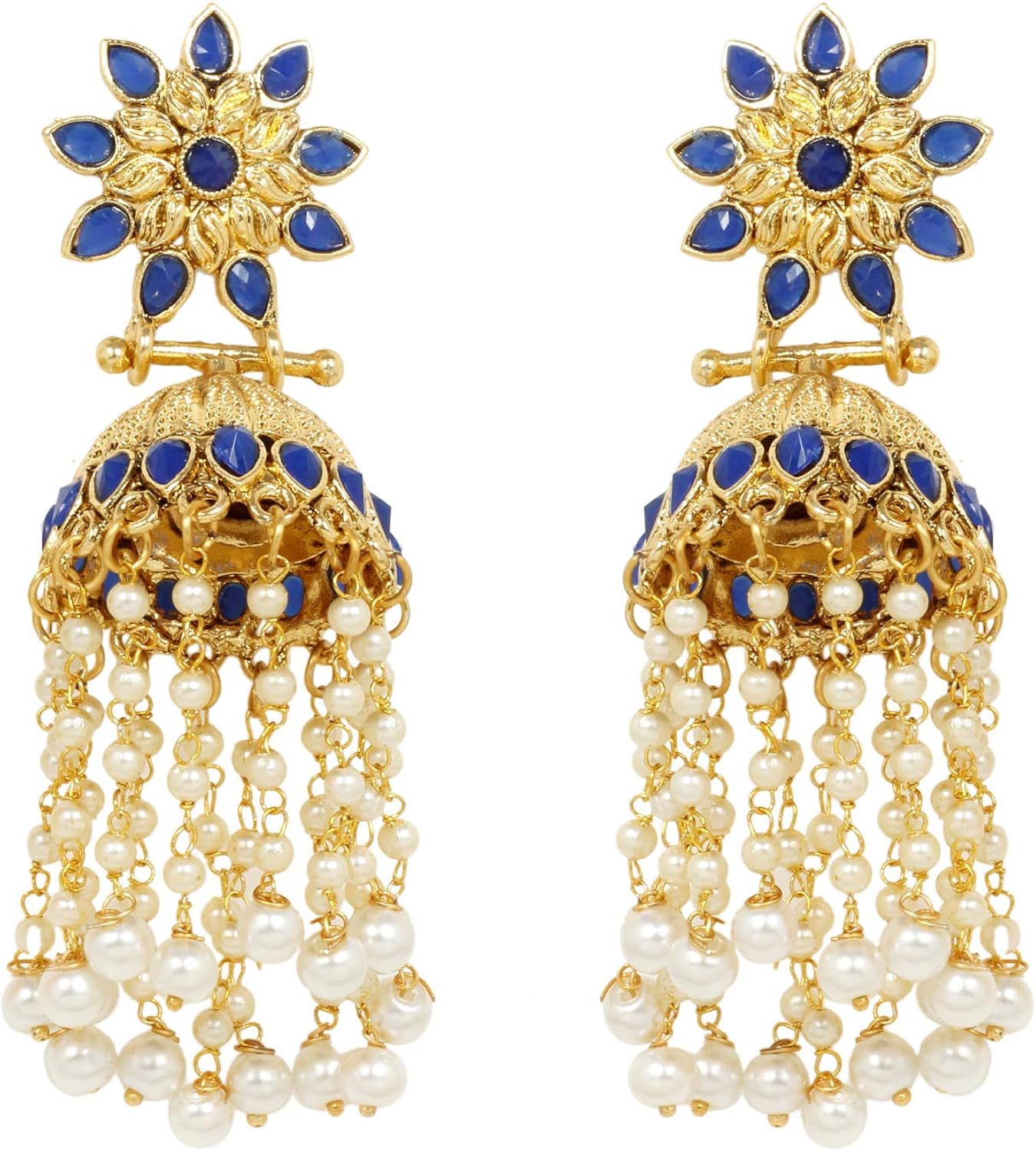 pearl jhumka set