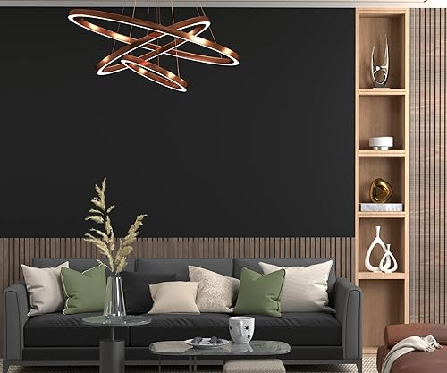 Miniatura 2 de Oxdigi Papel tapiz gris de 24 x 196 pulgadas, papel adhesivo mate gris para despegar y pegar, autoadhesivo, extraíble, impermeable, película de