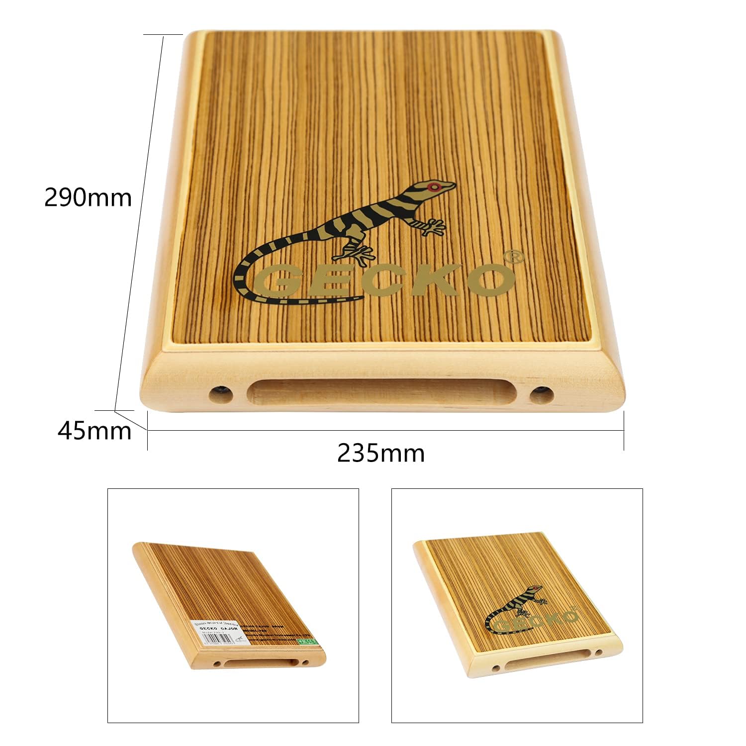 Amazon | バッグ付きフラットトラベルカホンドラム、軽量コンパクト