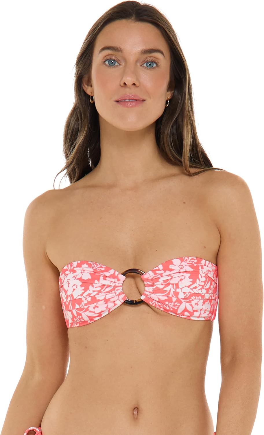 Body Glove Women's Irene Bandeau Bikini Top Swimsuit with Sash-tie Back