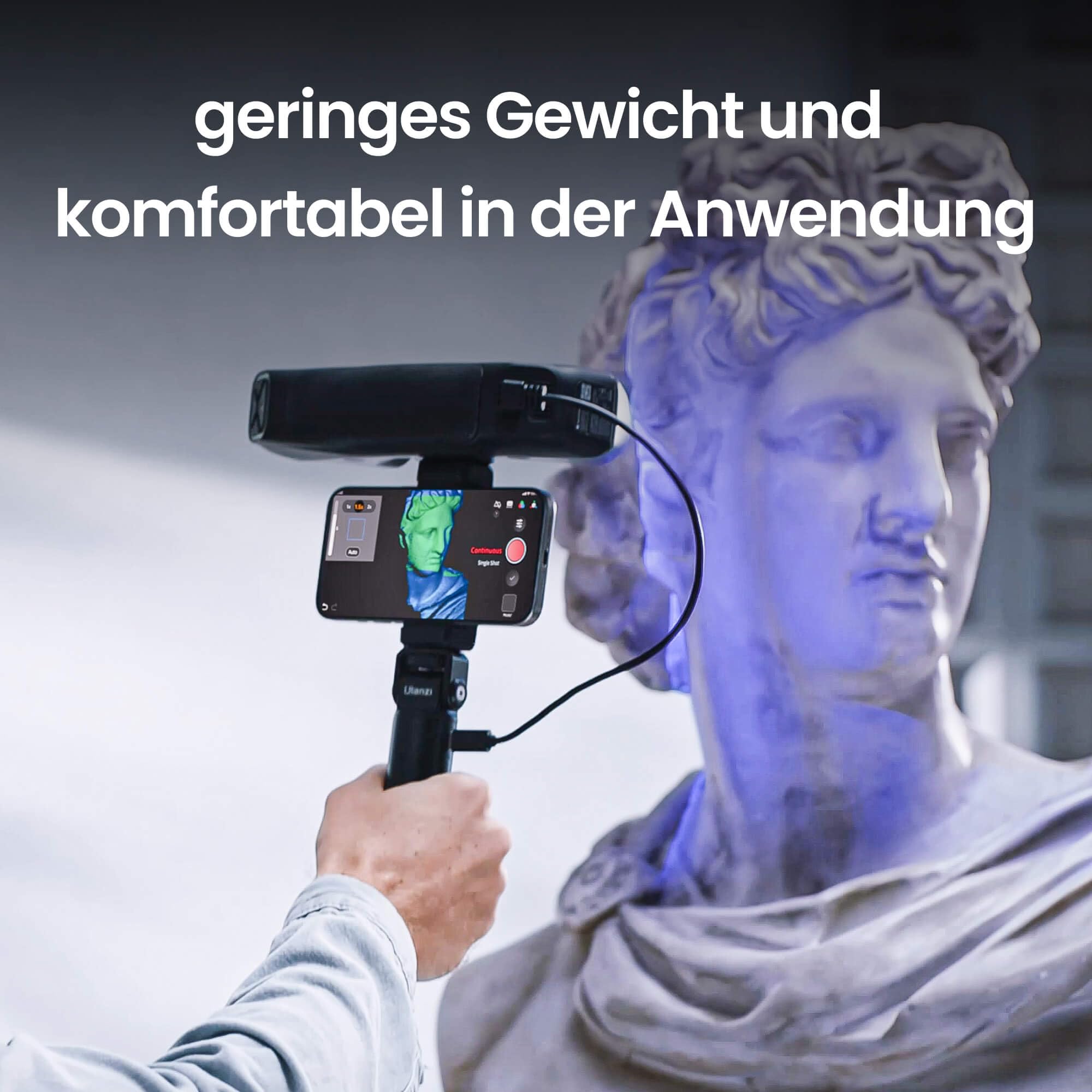 Revopoint Mobile Power Kit 3, für Revopoint MetroY & MetroY Pro 3D-Scanner | im Handheld-Modus, 5500 mAh große Kapazität für schnelles Laden, geringes Gewicht