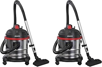AGARO Ace Wet&amp;Dry Vacuum Cleaner,1600 Watts,21.5 Kpa Suction Power,21 litres Tank Capacity,for Home Use,Blower Function,Wa...